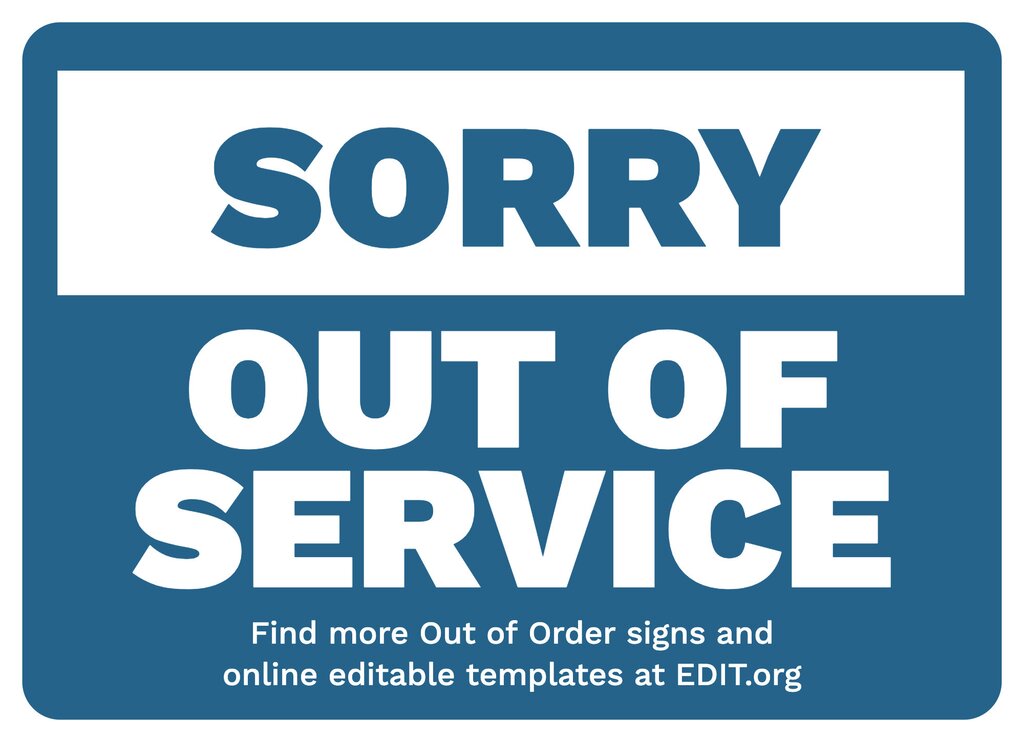 printable out of order sign for bathroom