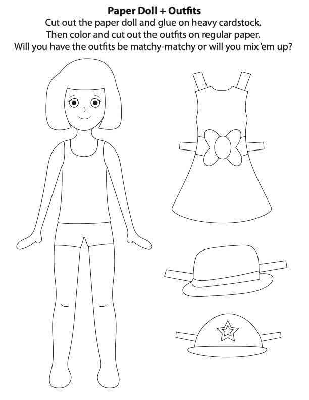 printable outfits for paper dolls