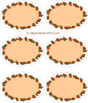 Oval Labels