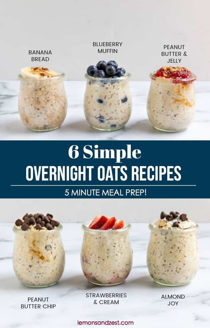printable overnight oatmeal recipes