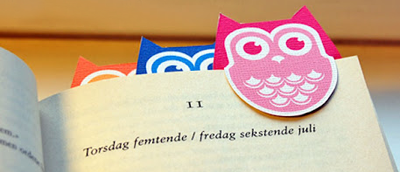 How About Orange: Printable owl bookmark and card