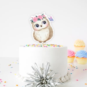 Owl Cake Topper  