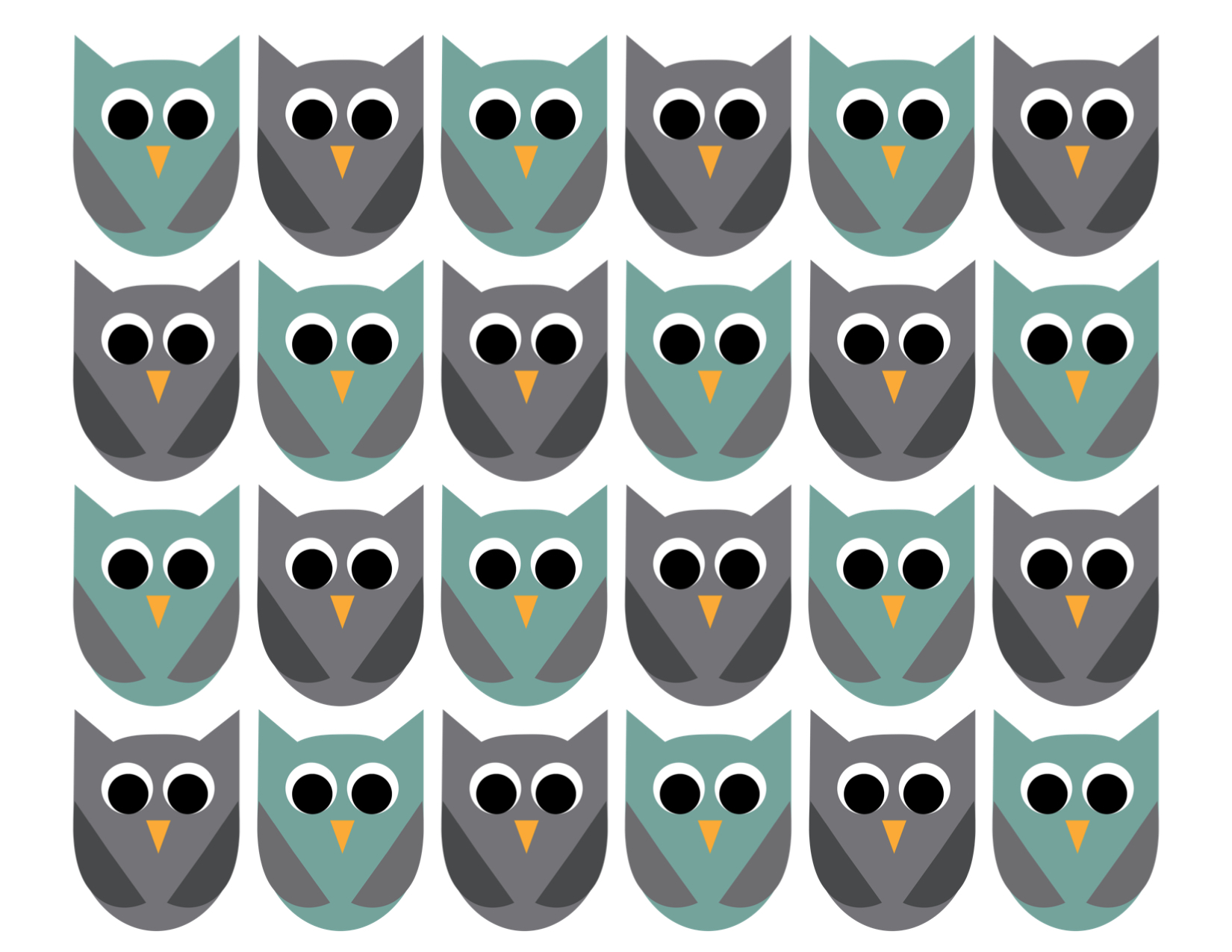 Owl Cupcake Topper Free Printable - Paper Trail Design