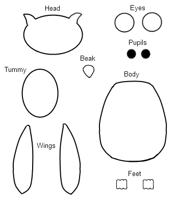 printable owl eyes