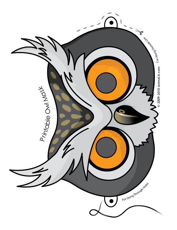 Cute Printable Halloween Animal Paper Masks | Fantasy Jr.