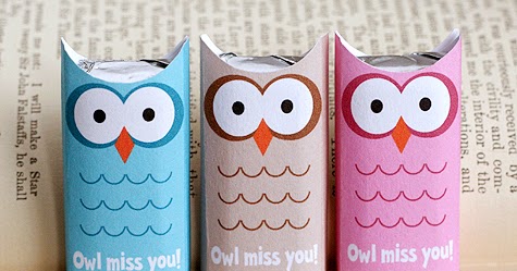 Printable: Owl Miss You! {candy wrapper} | the ReFab Diaries