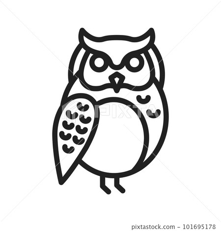 Owl icon vector image. Suitable for mobile... - Stock Illustration ...