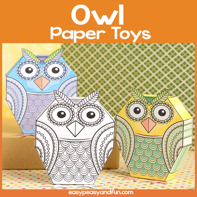 Owl Paper Toy - Easy Peasy and Fun Membership