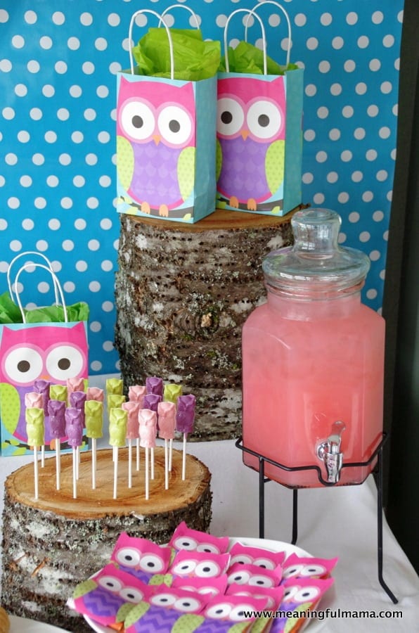 printable owl party decorations