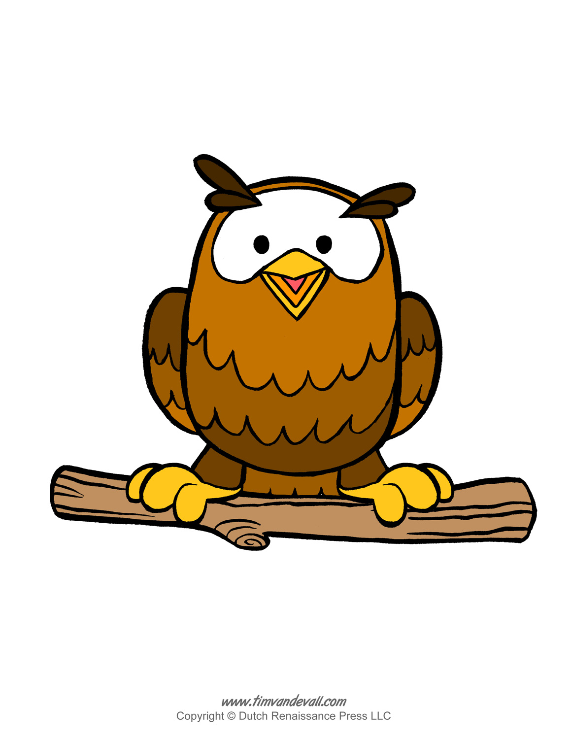 Printable Owl Template - Tims Printables