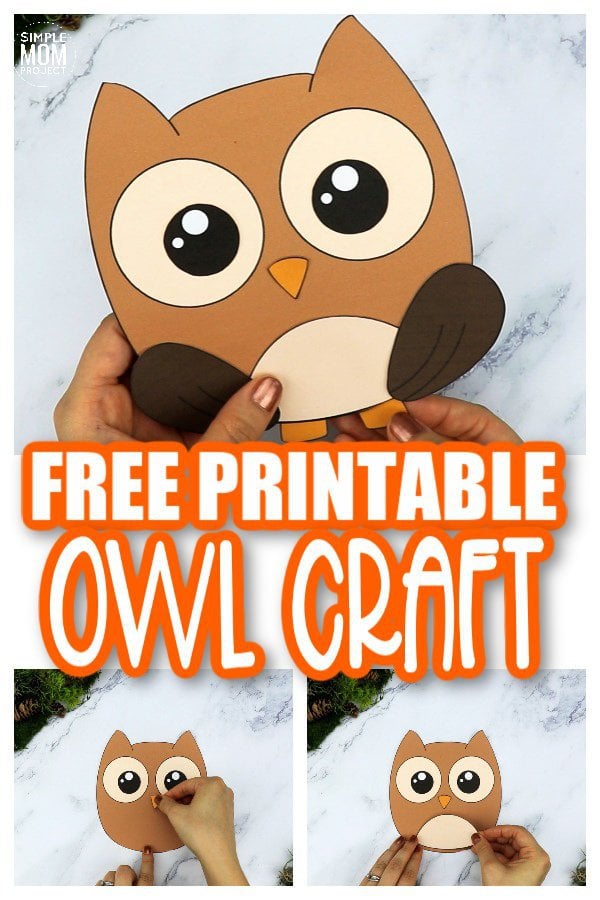 Free Printable Cut and Paste Owl Craft for Kids - Simple Mom Project