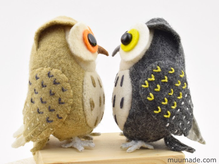 Muumade - The Little Felt Owl