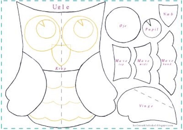 Fabulous Fabric Owl Pillow - Free Template and Guide