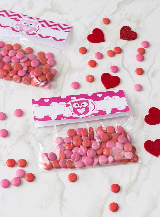 printable owl treat bag topper