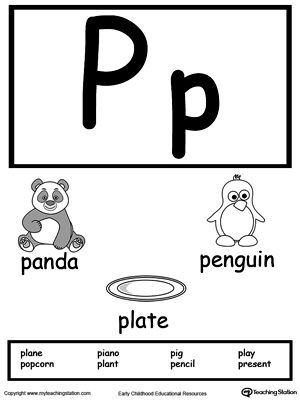 Printable Cursive Letter P - Print Letter P in Cursive Writing