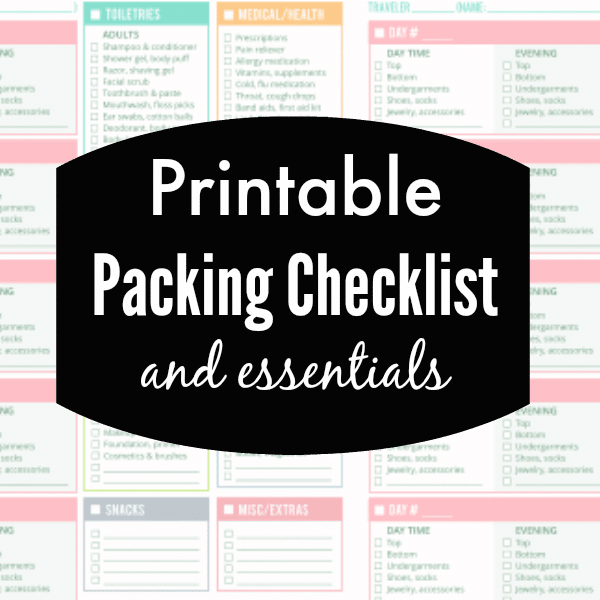 printable packing list for cabo