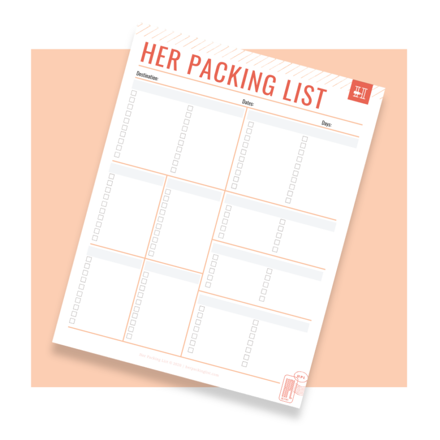 printable packing list for cabo