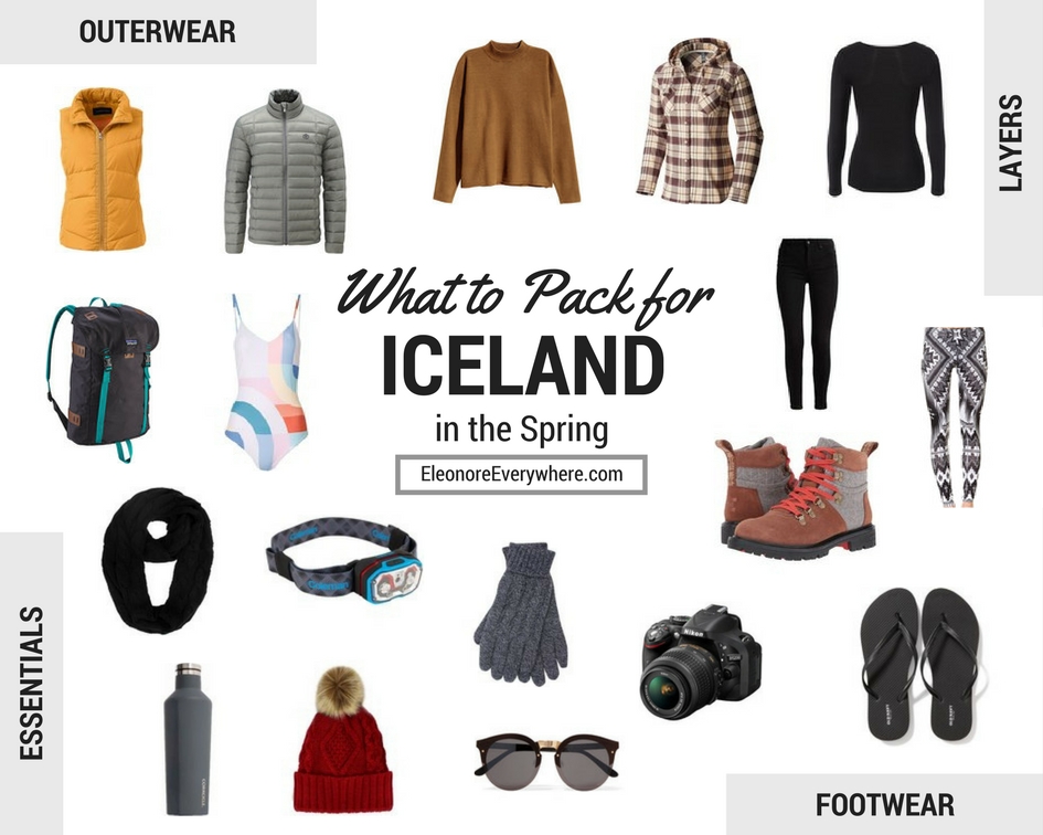 printable packing list for iceland