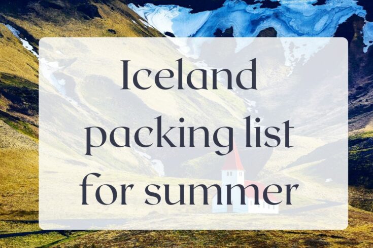 printable packing list for iceland