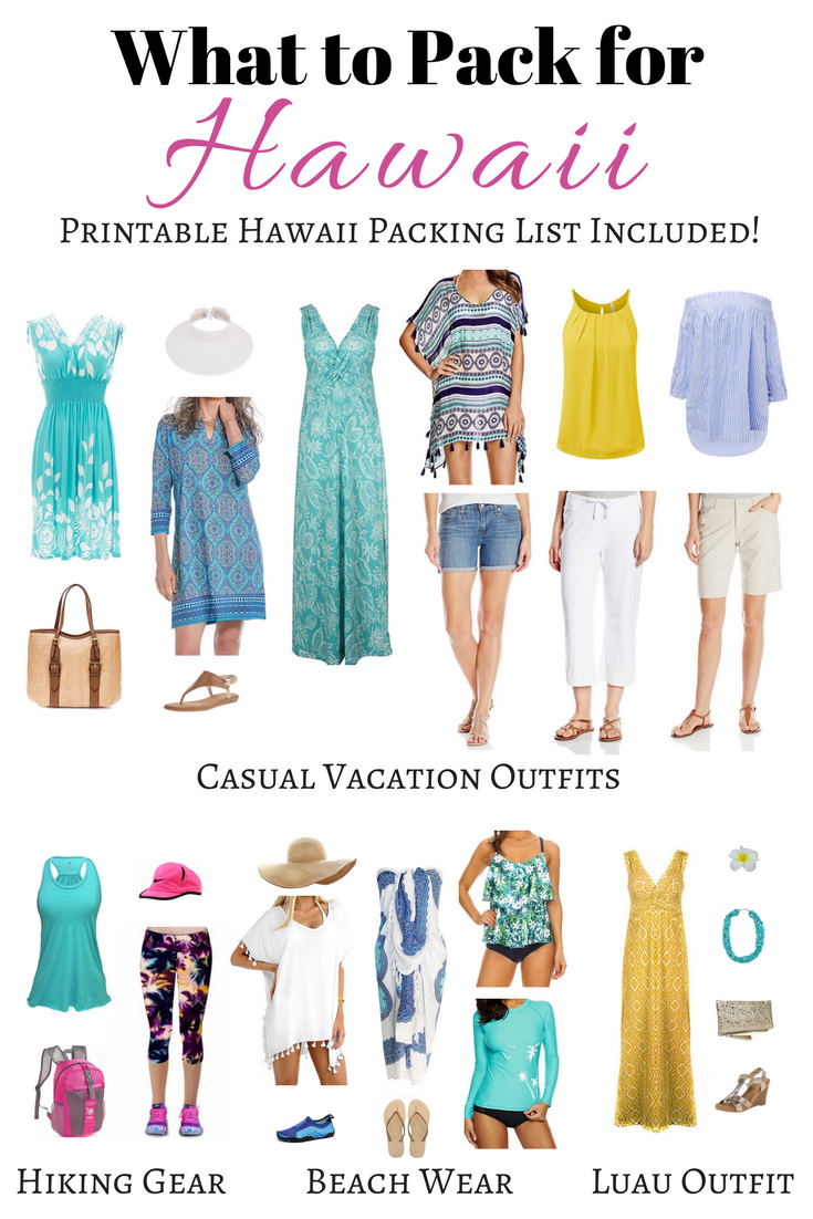 What To Pack For Hawaii: Perfect Hawaii Outfits &  Packing List ...