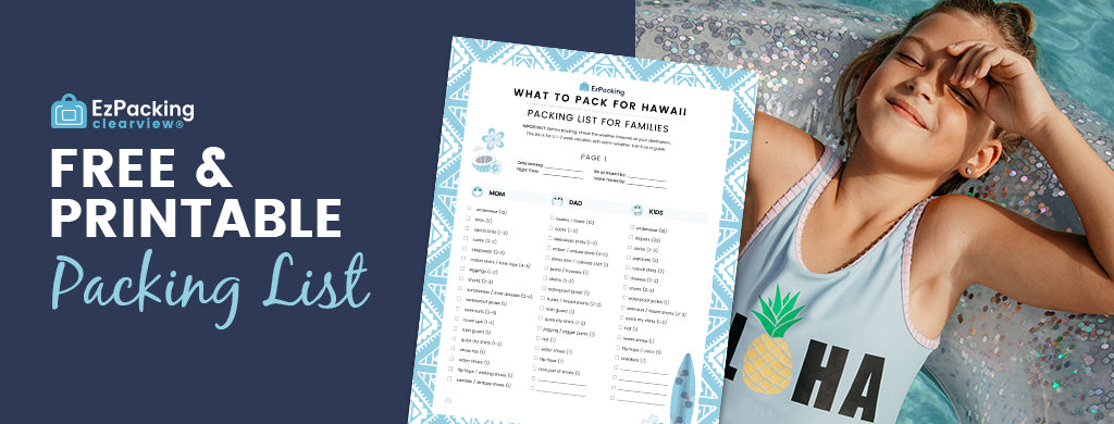 What to Pack for Hawaii in 2023: Packing List for Families for 1 ...