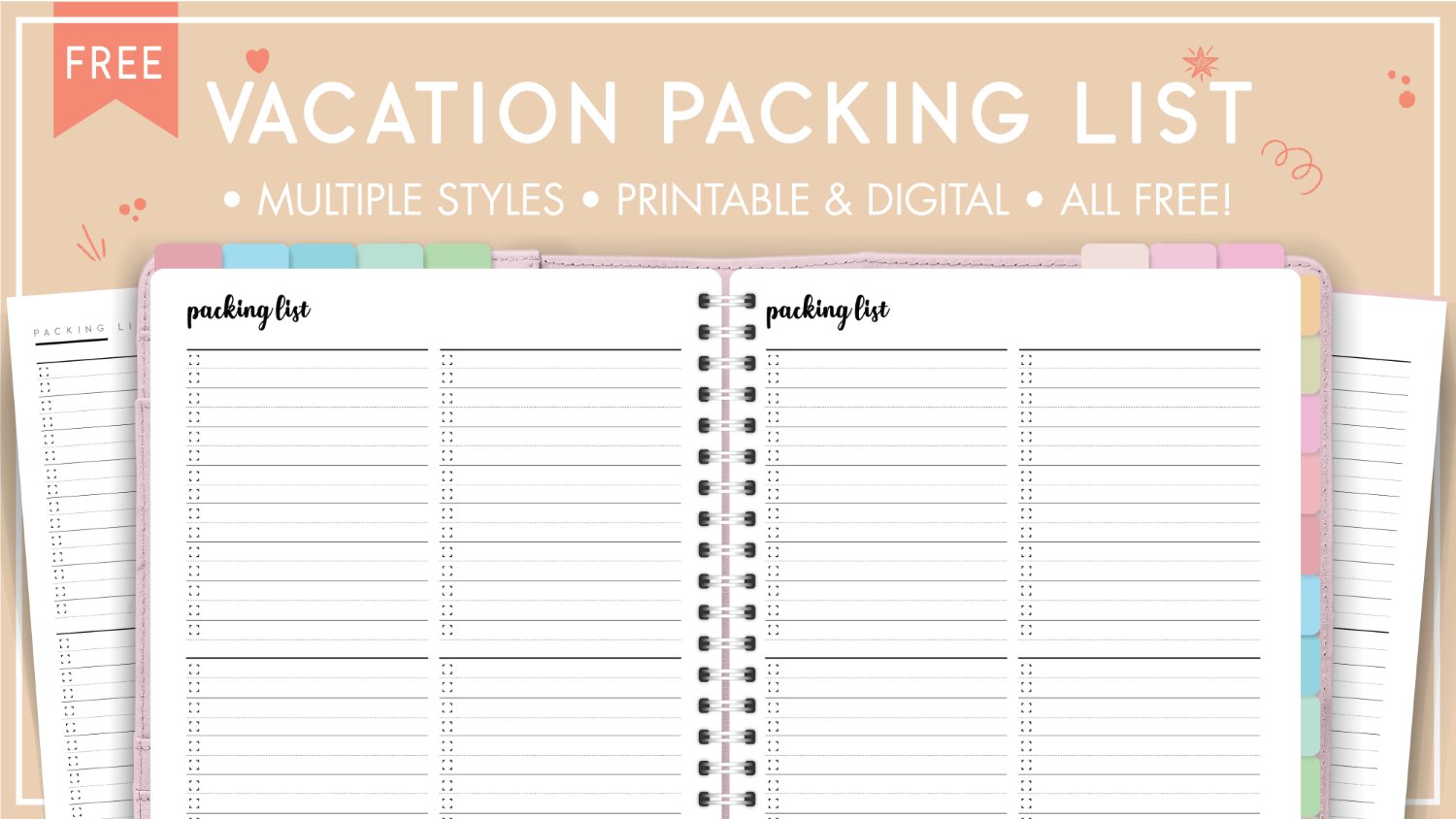 printable packing list po polsku