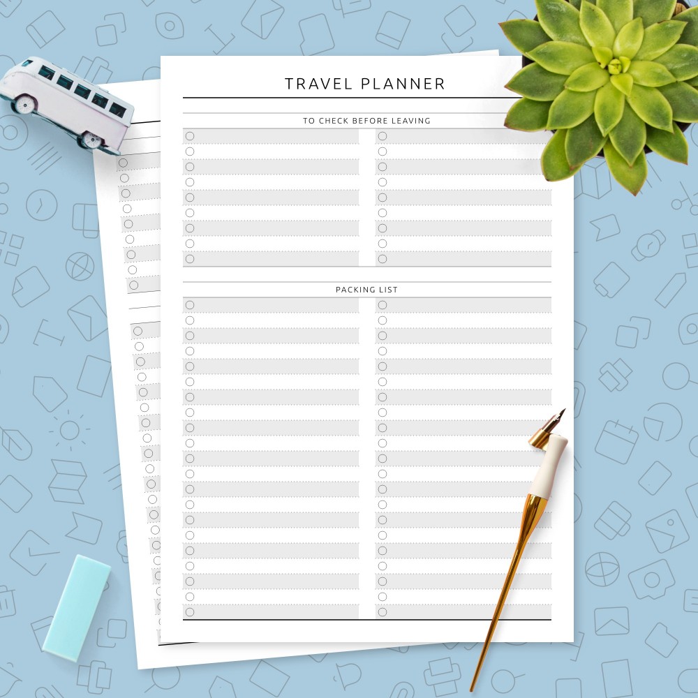 printable packing list po polsku