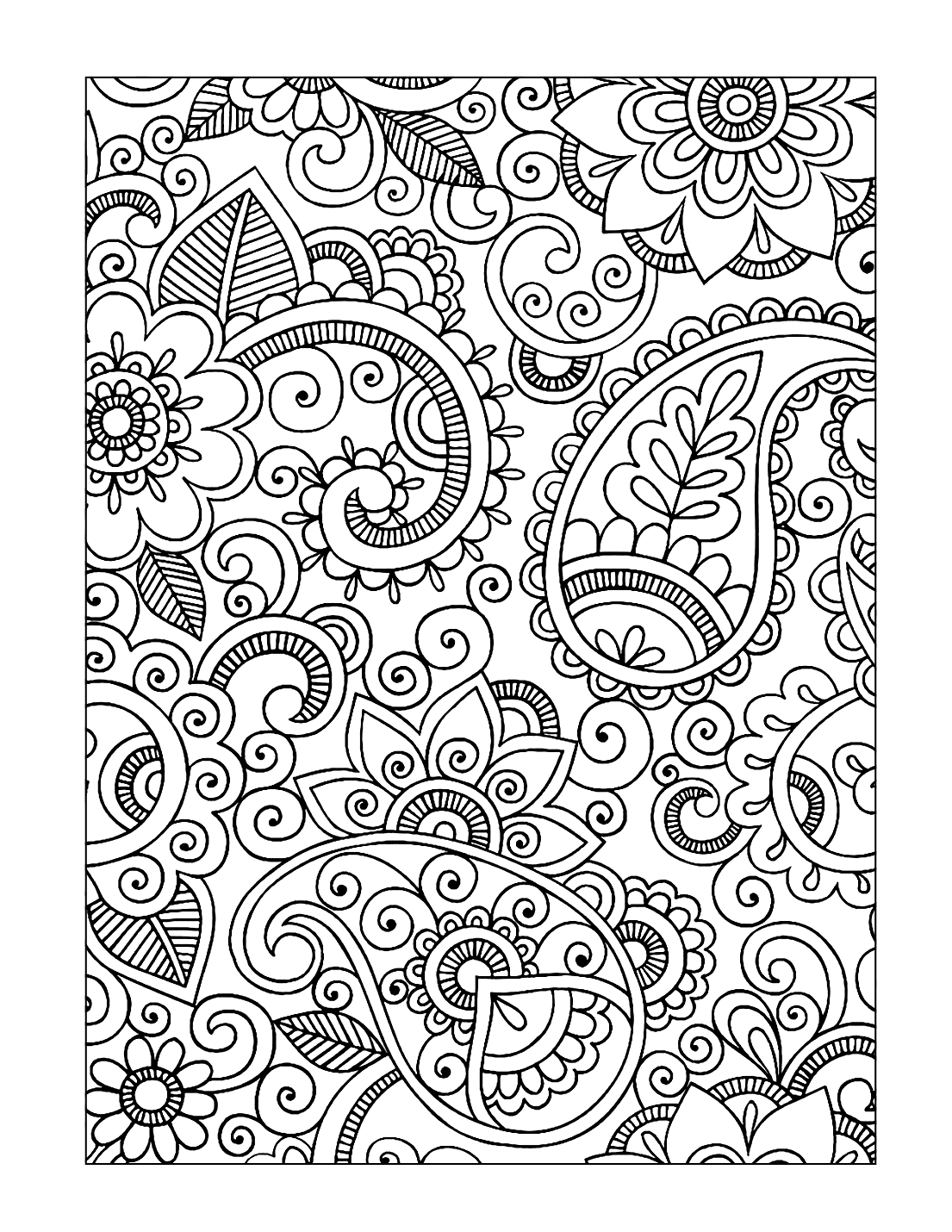 printable paisley designs