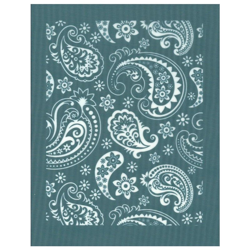 DIY Screen Printing At Home, Ready To Use Paisley Silk Screen ...