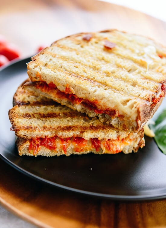 Tomato Jam and Mozzarella Panini - Cookie and Kate