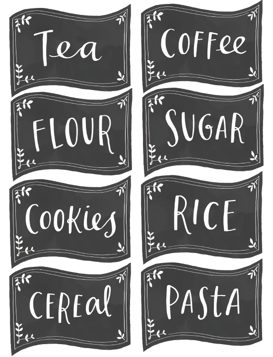 Free Pantry Labels | Fab N Free