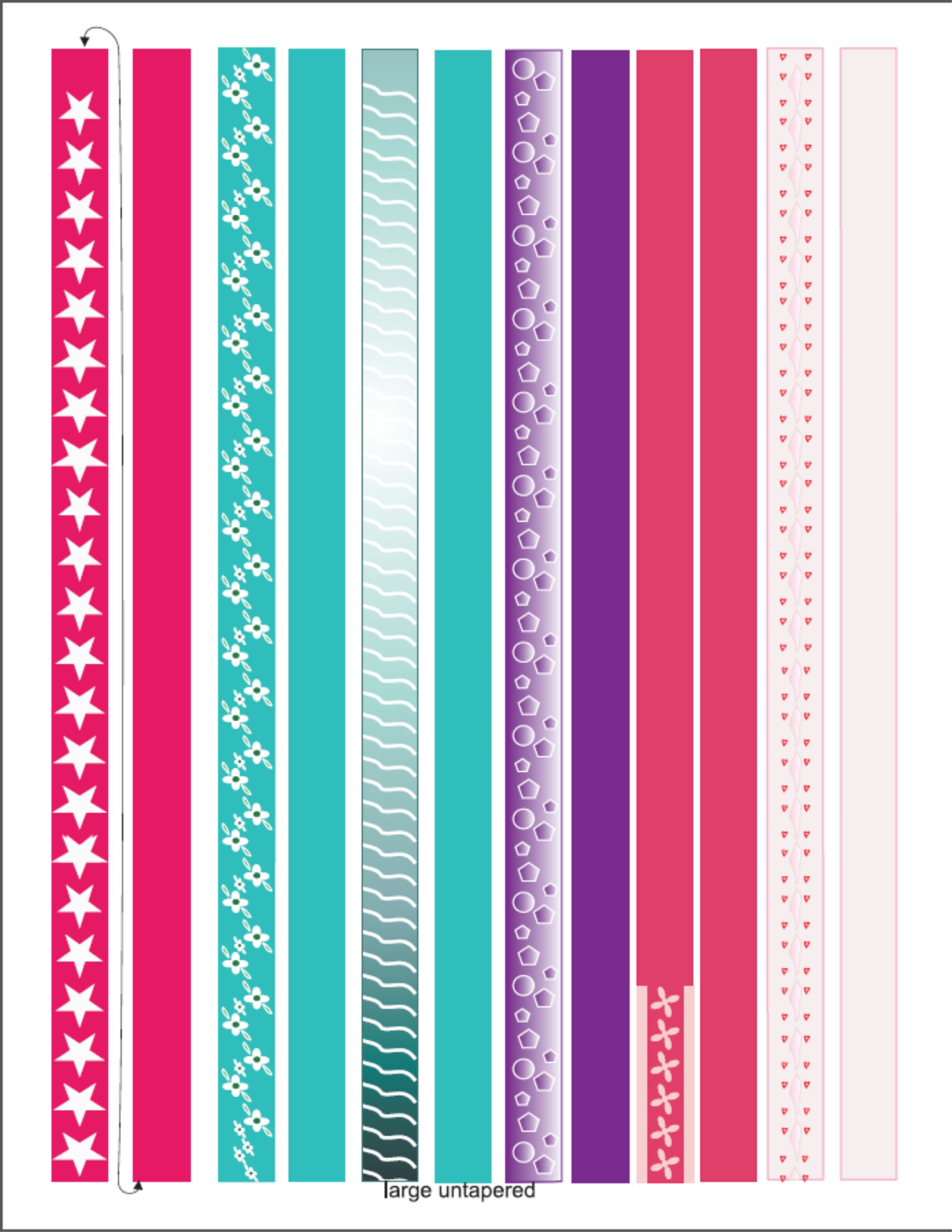 printable paper bead templates