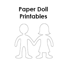 Printable Paper Doll Templates | Make Your Own Paper Dolls