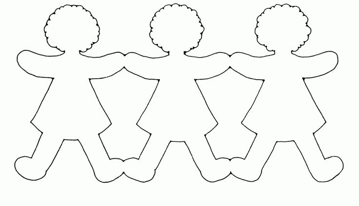 Paper Doll Template - Best Coloring Pages For Kids