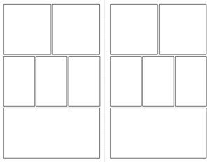 Free Printable Comic Strip Template Pages - Paper Trail Design