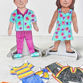 printable paper dolls and dresses