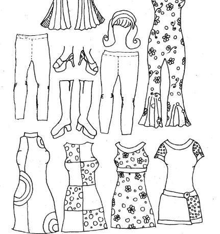 printable paper dolls and dresses