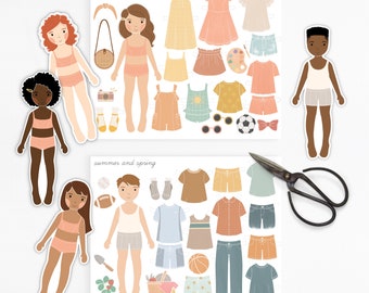 printable paper dolls boy and girl