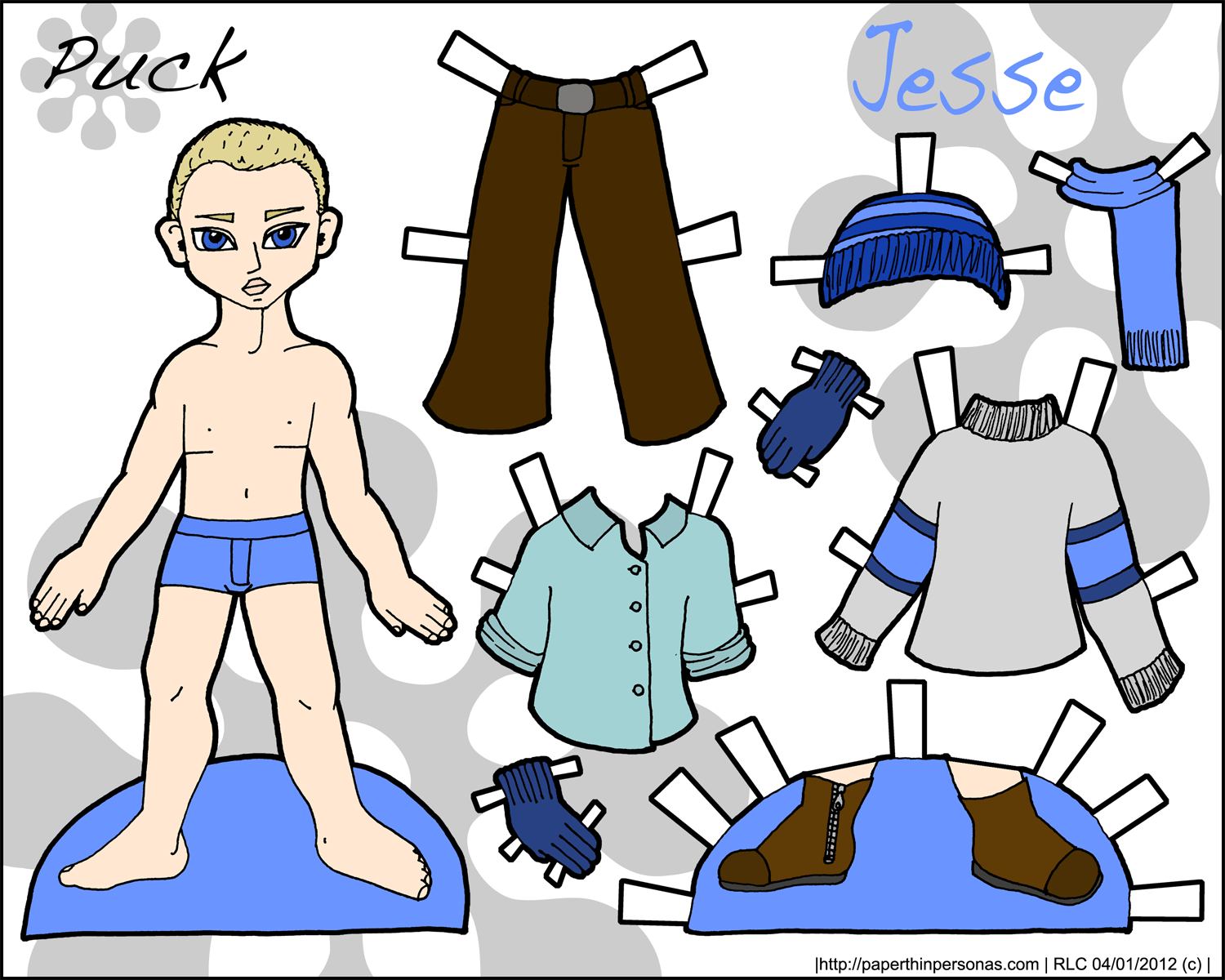 printable paper dolls boy and girl