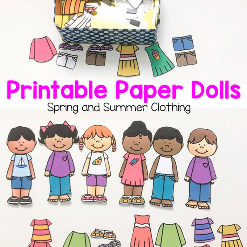 printable paper dolls for preschool