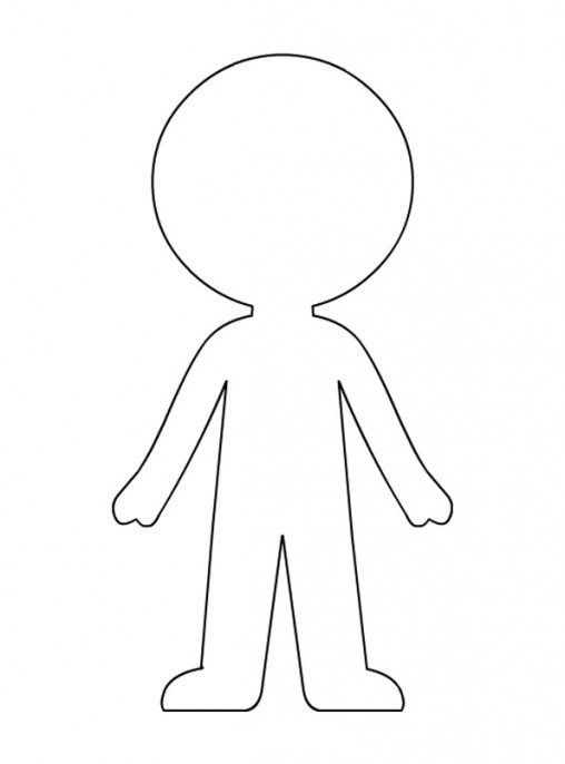 printable paper dolls template
