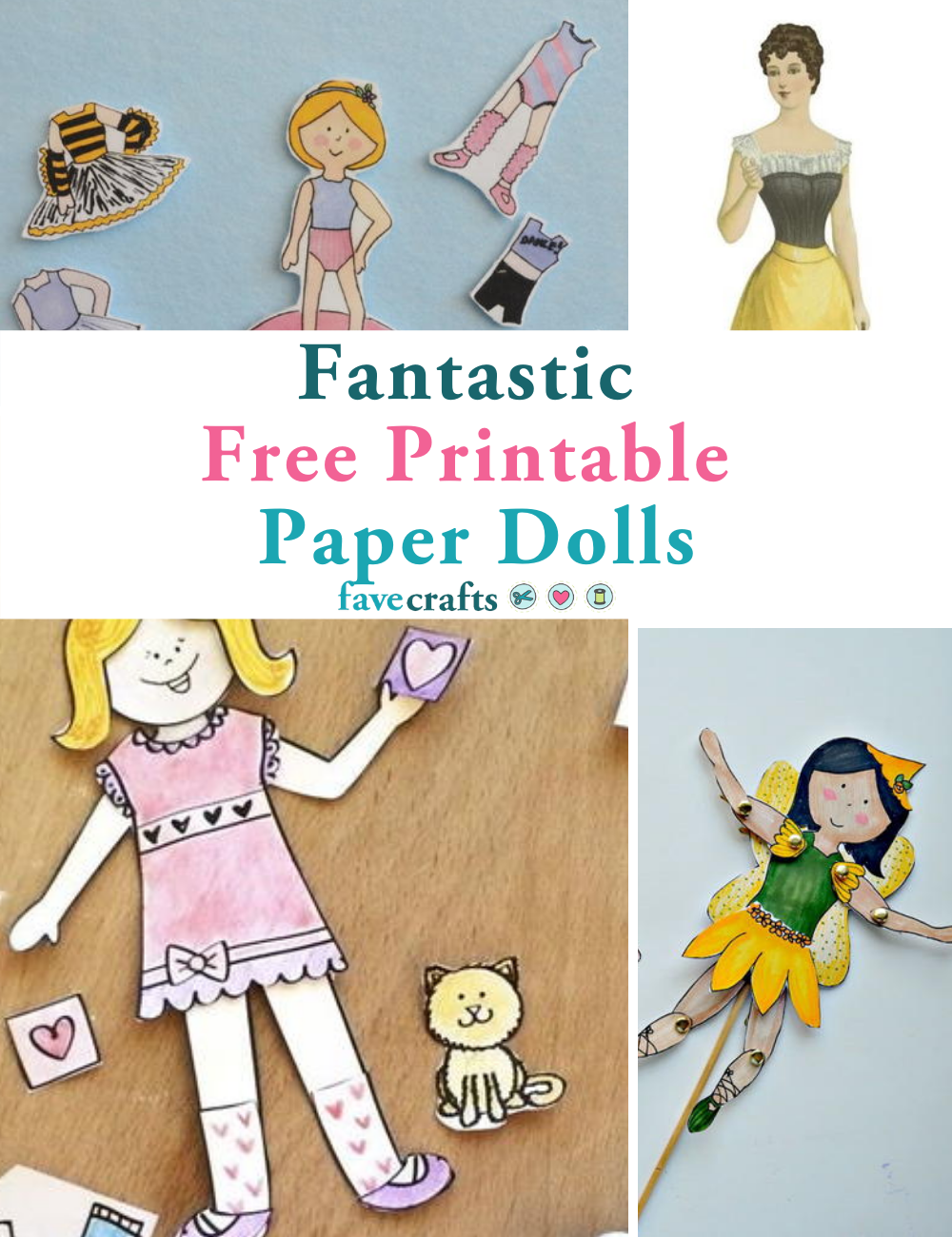 17 Fantastic Free Printable Paper Dolls | FaveCrafts.com