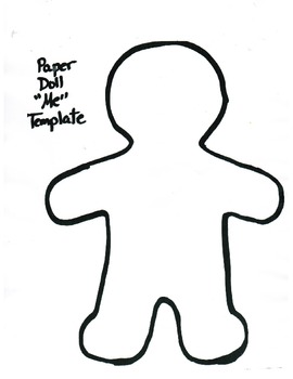 Paper dolls template | TPT