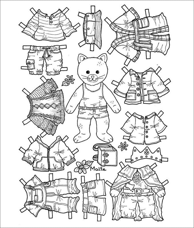 27-paper-doll-templates-crafts-coloring-pages-worksheets-library for Free Printable Paper Doll Templates 27+ Paper Doll Templates, Crafts & Coloring Pages - Worksheets Library for Free Printable Paper Doll Templates