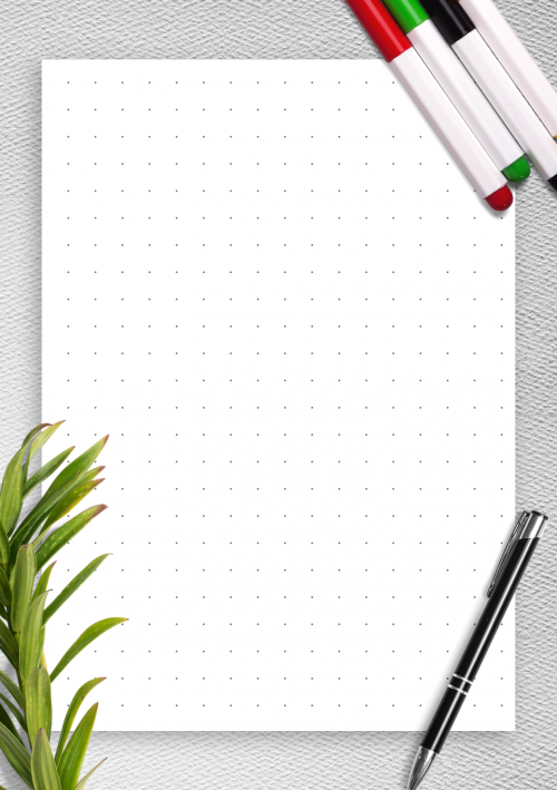 printable paper dot grid