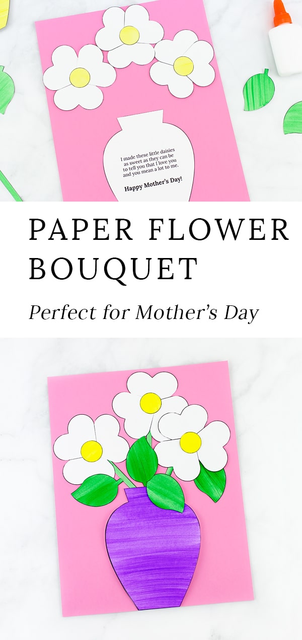Easy and Fun Paper Flower Bouquet Craft | Fireflies and Mud Pies