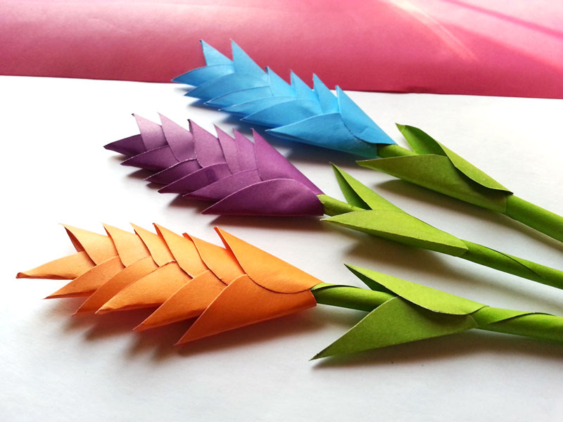 DIY Paper Heliconia - Free Printable Paper Flower Templates