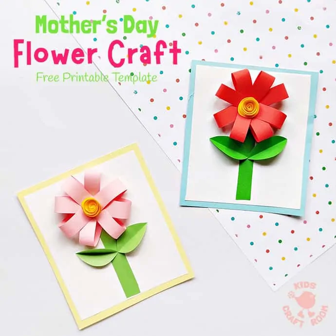 printable paper flowers craft