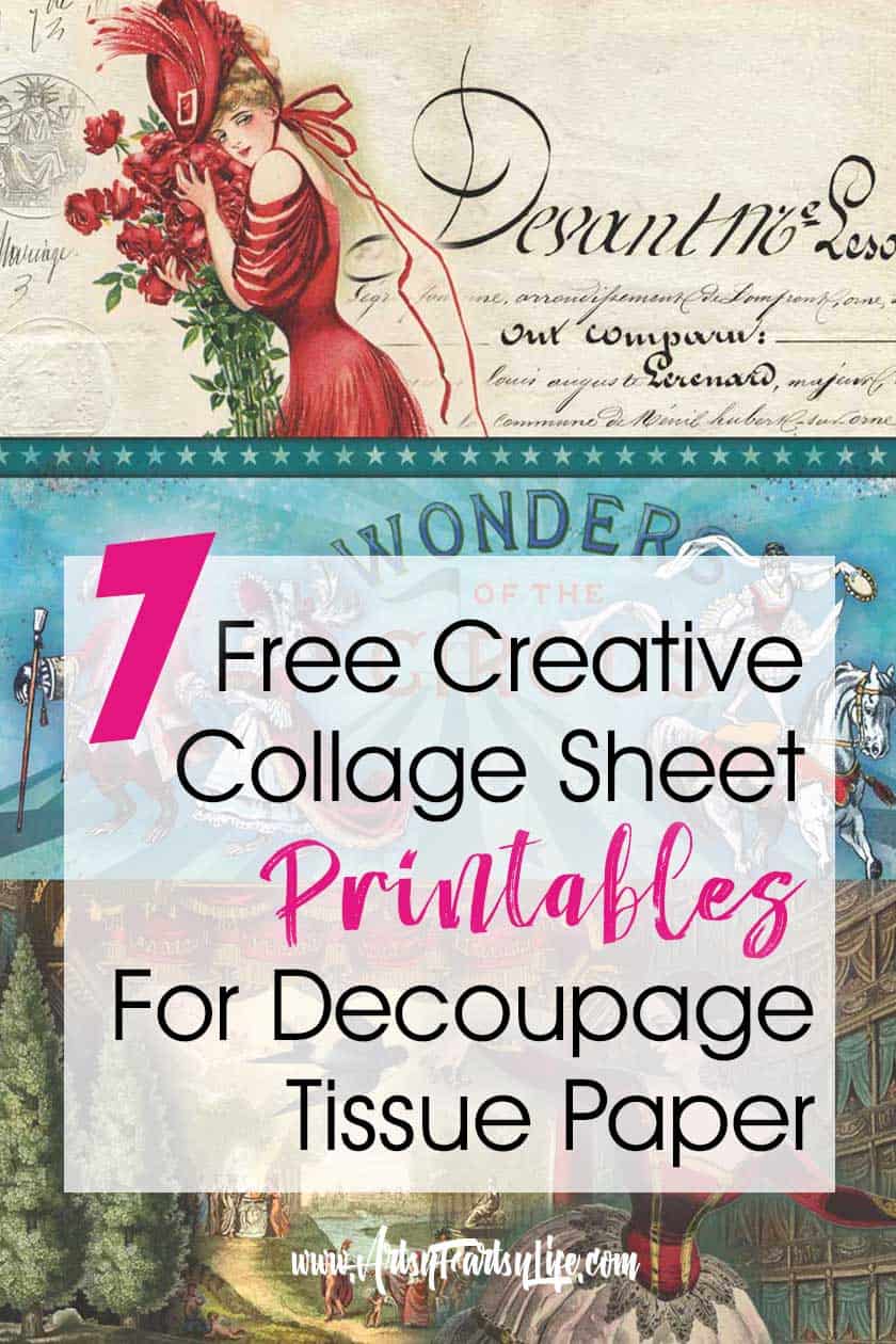 printable paper for decoupage