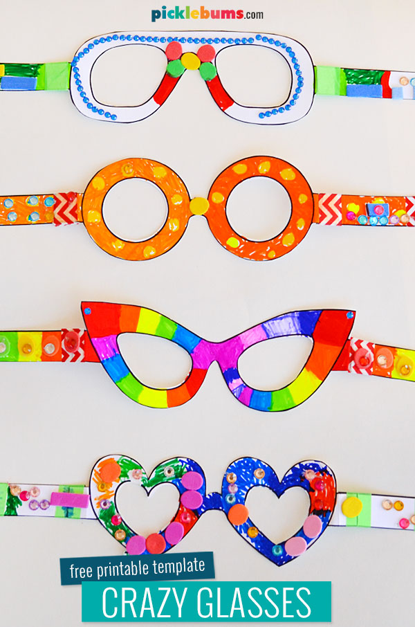 Fabulous Free Printable Glasses! - Picklebums